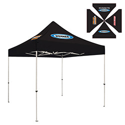 10' TENT WITH FOUR LOGOS